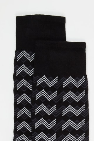 Chaussettes - Noir et gris