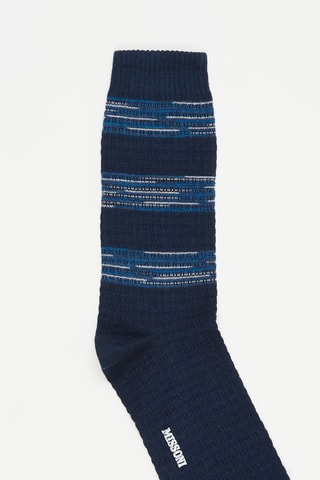 Chaussettes en laine Bleu marine