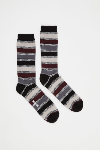 Chaussettes Noir et beige