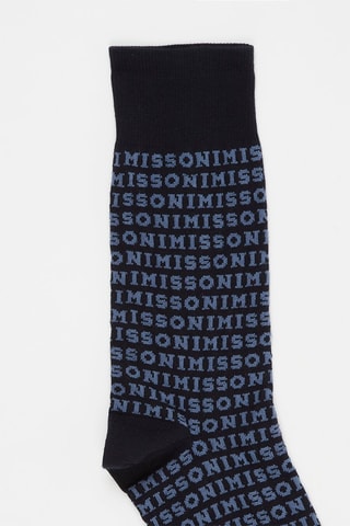 Chaussettes Bleu et noir