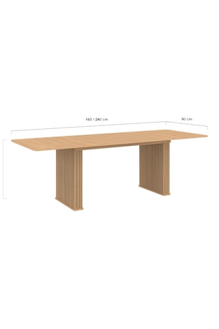 Mesa extensível Faustine - 160/240 x 75 x 90 cm