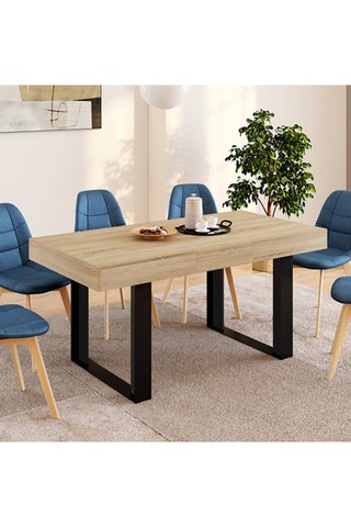 Mesa extensível Brixton - 160 x 75 x 80 cm