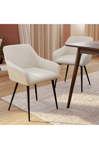 2 cadeiras Jenny - Creme