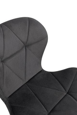 2 cadeiras Daisy - 
Cinzento e preto