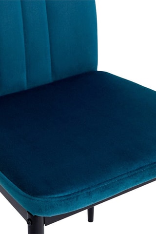 4 cadeiras Jade - 39 x 96 x 41,5 cm - Revestimento em veludo