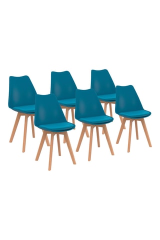 6 cadeiras Nordia - 46 x 79,5 x 51 cm