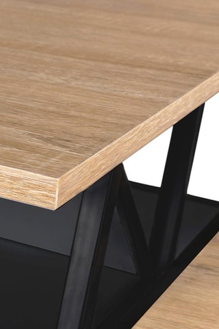 Mesa de centro elevável Elina - 110 x 55 x 42 cm