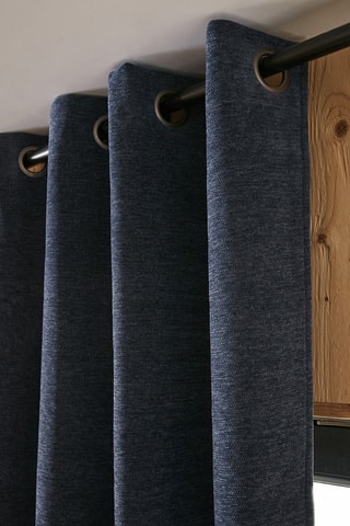 Rideau occultant Bjorn - Bleu nuit - 140 x 240 cm