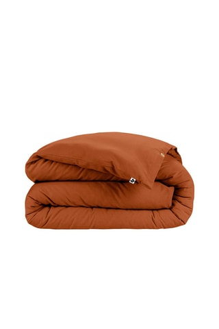 Housse de couette en flanelle de coton 170 g/m² Candice - Tomette