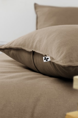Taie d'oreiller Candice - Beige foncé