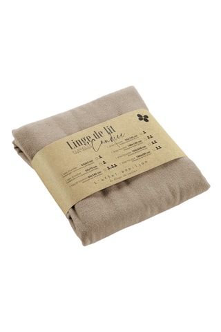 Taie d'oreiller Candice - Beige foncé