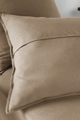 Taie d'oreiller Candice - Beige foncé