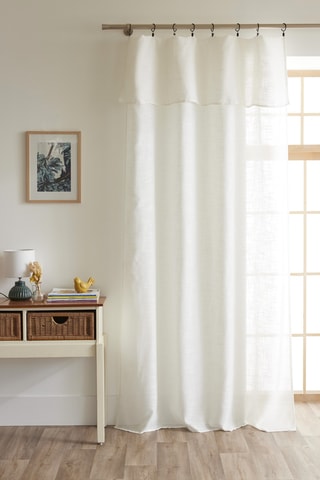 Rideau ajustable Nia - Ivoire - 140 x 270 cm