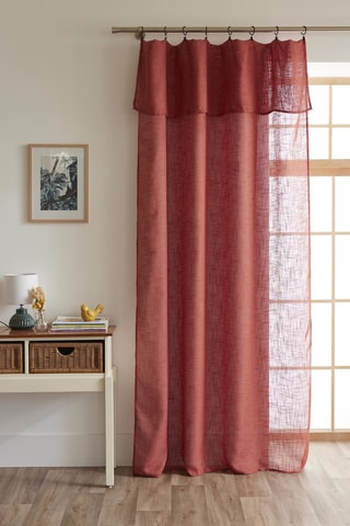 Rideau ajustable Nia - Terracotta - 140 x 270 cm