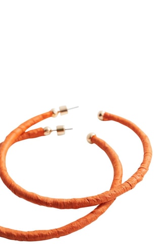 Créoles raphia - Orange