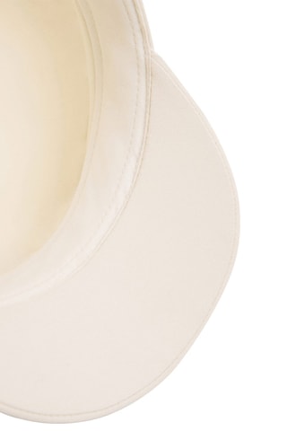 Casquette baker boy coton - Blanc