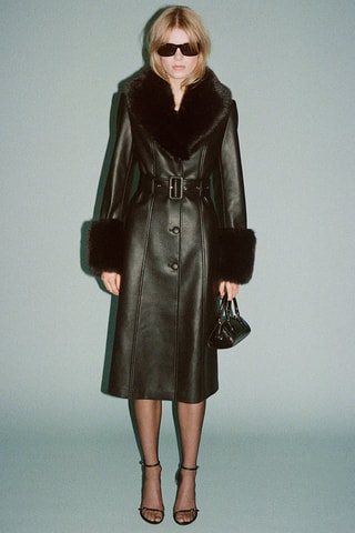 Sac effet crocodile - Noir
