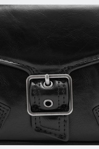 Sac porté épaule boucle - Noir