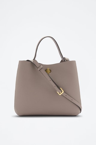 Sac bandoulière anse double - Beige