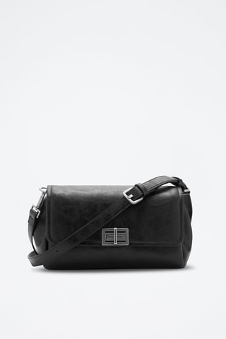 Sac rabat fermeture métallique - Noir