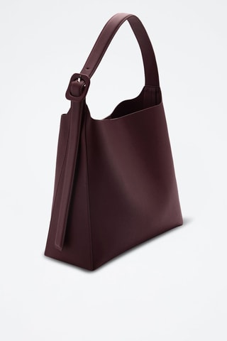 Sac cabas détail boucle - Bordeaux