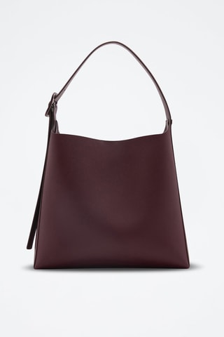 Sac cabas détail boucle - Bordeaux
