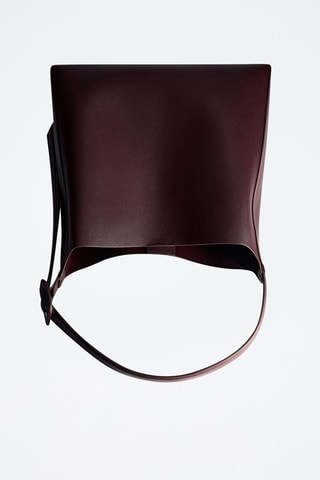 Sac cabas détail boucle - Bordeaux