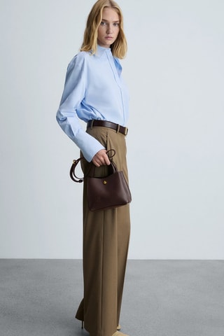 Minishopper met Metallic Detail - Chocoladebruin