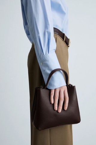Minishopper met Metallic Detail - Chocoladebruin