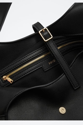 Sac cabas détail boucle - Noir