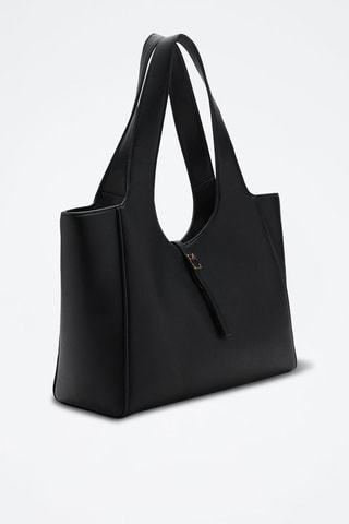 Sac cabas détail boucle - Noir