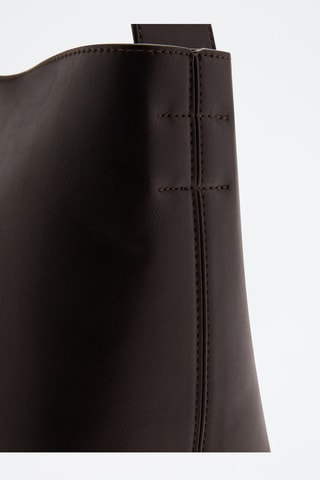 Shopper met Kort Hengsel - Chocoladebruin
