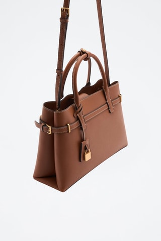 Sac cabas cadenas - Marron