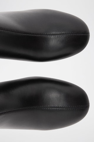 Bottes hautes en cuir - Noir