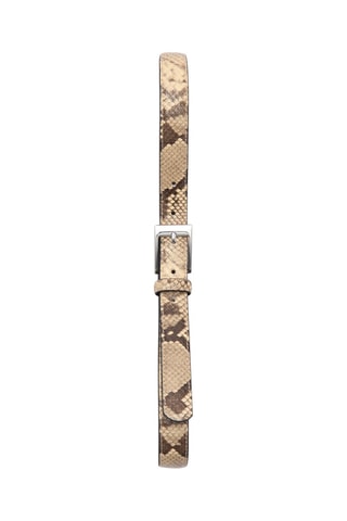 Ceinture fine effet serpent - Beige