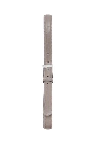 Ceinture fine effet serpent - Gris