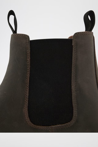 Bottines chelsea cuir - Gris