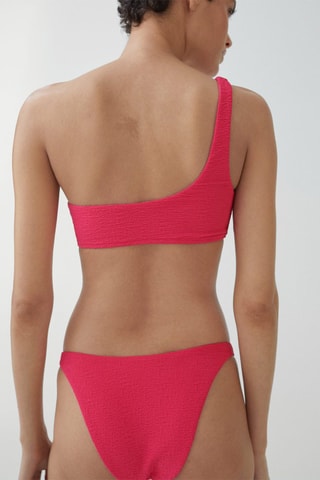 Haut bikini asymétrique - Fuchsia