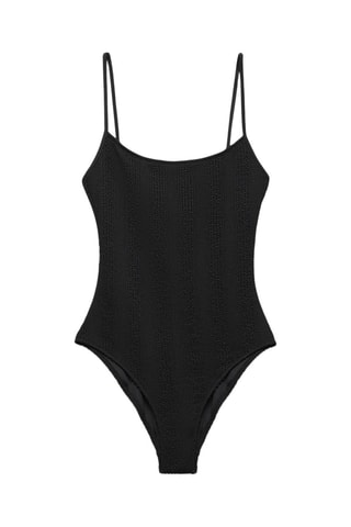Maillot de bain texturé - Noir