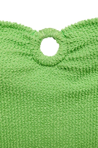 Maillot de bain bustier texturé - Vert