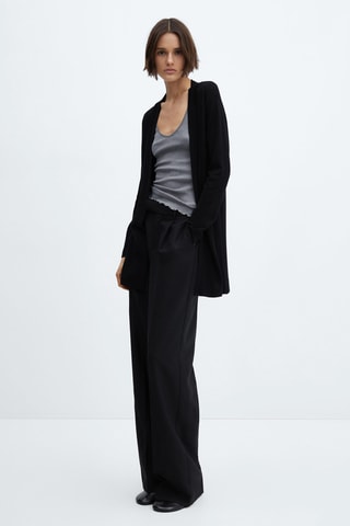 Cardigan maille fine - Noir