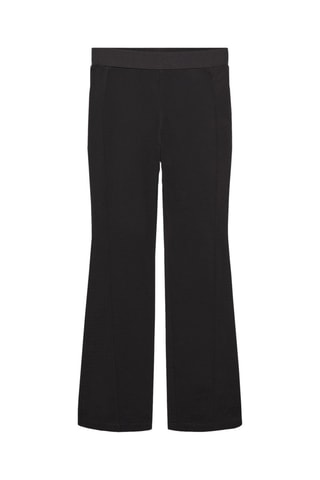 Pantalon droit taille haute - Noir