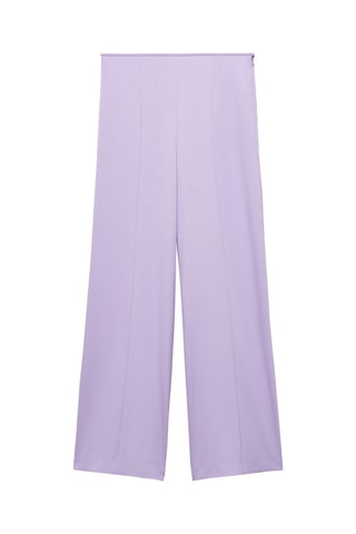 Pantalon coutures décoratives - Lilas