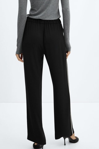 Pantalon taille élastique - Noir