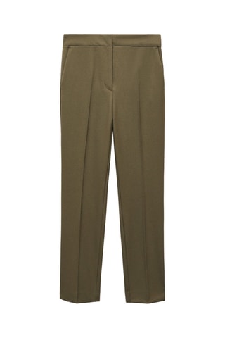 Pantalon skinny taille normale Vert