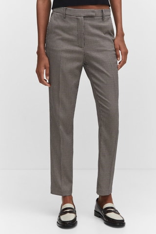 Pantalon skinny taille normale  Gris