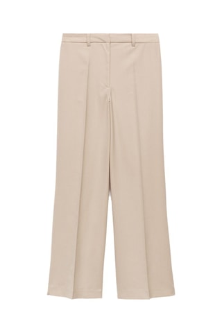 Pantalon droit pinces - Sable