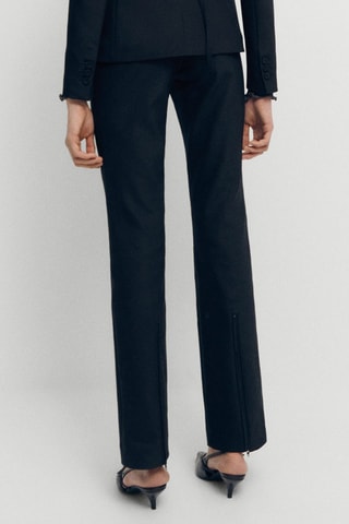 Pantalon costume ouvertures - Noir