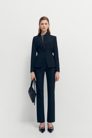 Pantalon costume ouvertures - Noir