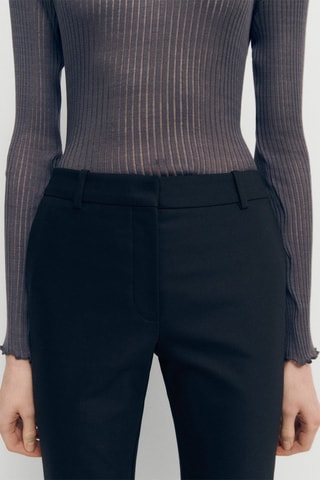 Pantalon costume ouvertures - Noir